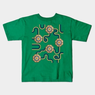 Mozaic Maze - Daisy Kids T-Shirt